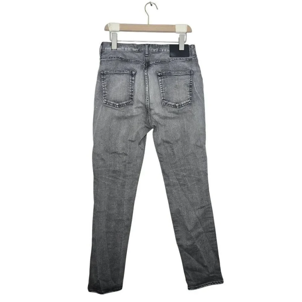 MOUSSY VINTAGE Carmel Rebirth High Waist Skinny Jeans Size 31 in Light Black